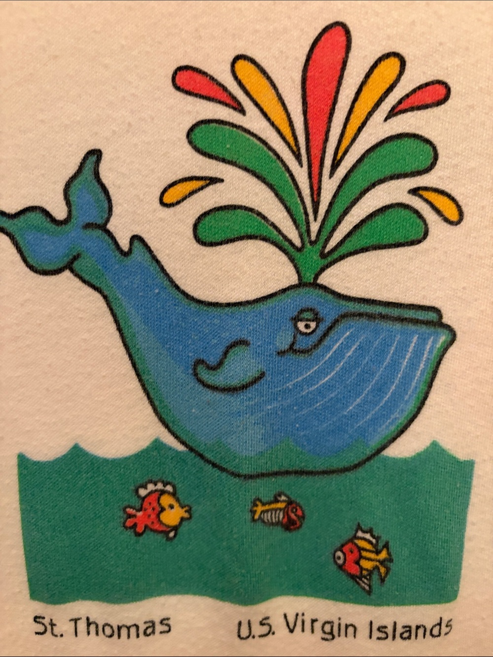Happy Whale Graphic Tee Shirt